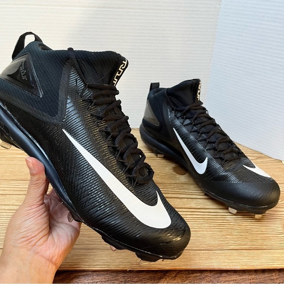 Nike Zoom Mike Trout Baseball Cleats Black Size 13 - Picture 1 of 14